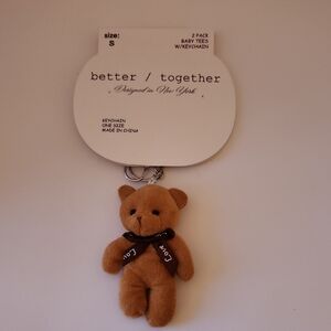 better / together Bear Keychain